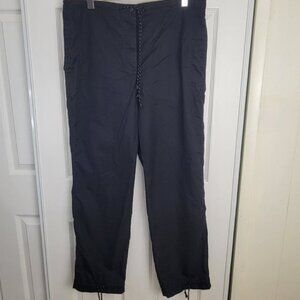 Vintage LAUREN RALPH LAUREN Women's Black Outdoor Cropped Hiking Pant S